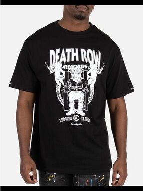 Crooks & Castles Black Death Row Records Graphic Tee